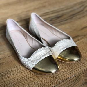 Loeffler Randall Gold Flats